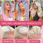 Coceioo™ 613 13x6 Lace Front Wig Human Hair 200% Density, Blonde Body Wave Lace Front Wigs Human Hair Pre Plucked for Women, 613 HD Lace Frontal Wig 13x6
